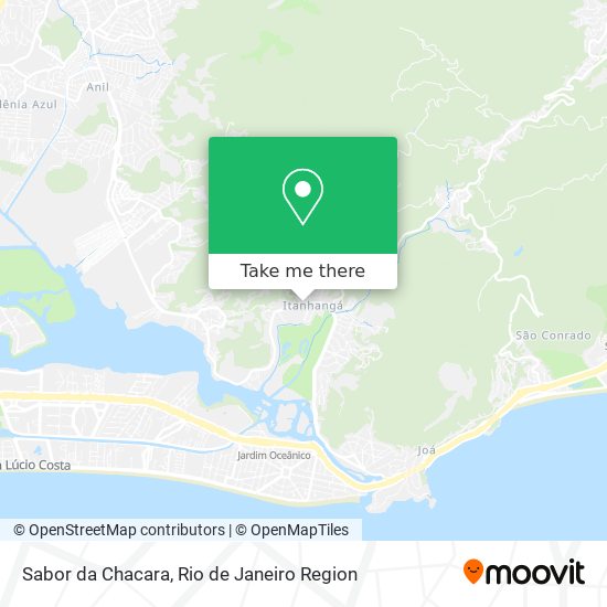 Sabor da Chacara map