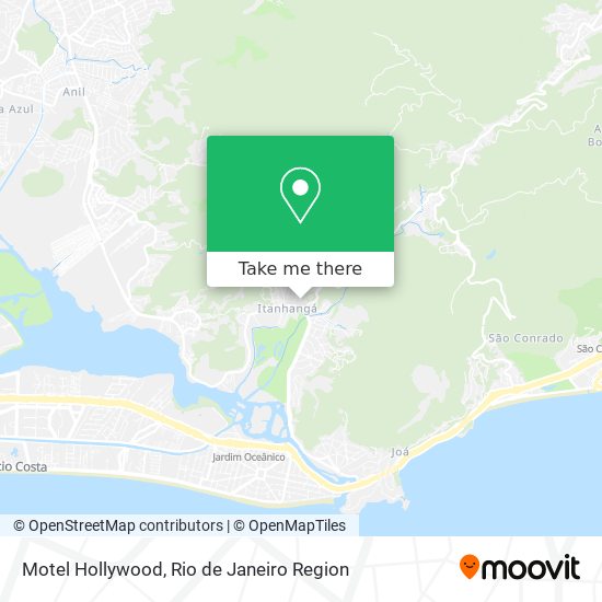 Motel Hollywood map