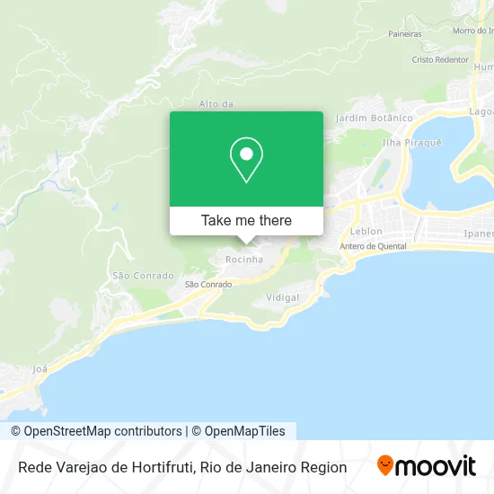 Rede Varejao de Hortifruti map