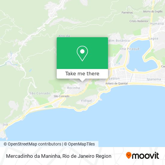 Mercadinho da Maninha map