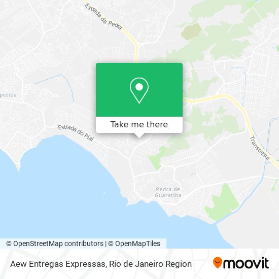 Aew Entregas Expressas map