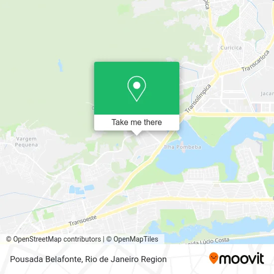 Pousada Belafonte map