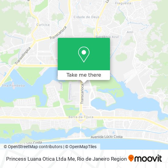 Princess Luana Otica Ltda Me map