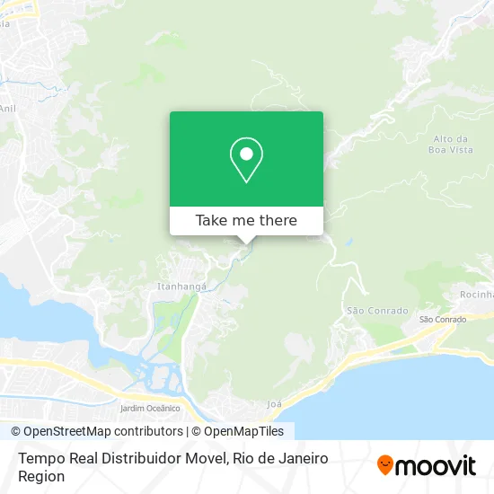 Tempo Real Distribuidor Movel map