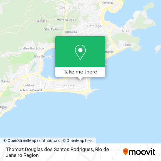 Thomaz Douglas dos Santos Rodrigues map