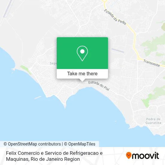 Felix Comercio e Servico de Refrigeracao e Maquinas map