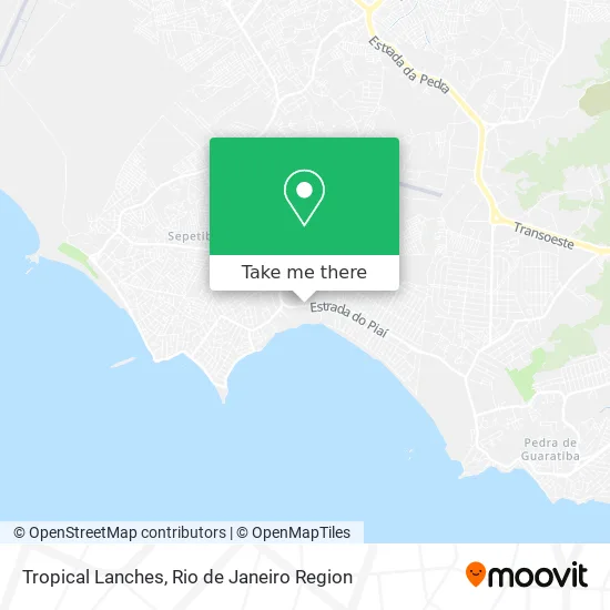 Tropical Lanches map