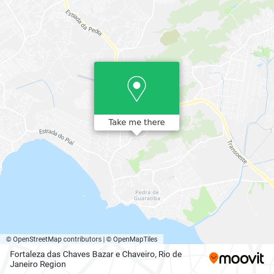 Mapa Fortaleza das Chaves Bazar e Chaveiro