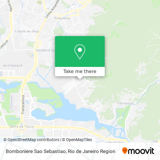 Mapa Bomboniere Sao Sebastiao