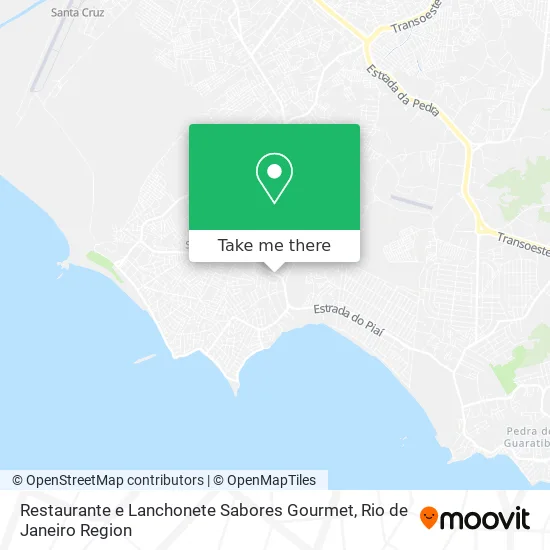 Restaurante e Lanchonete Sabores Gourmet map