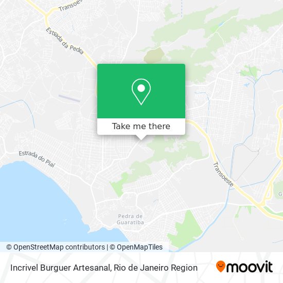 Incrivel Burguer Artesanal map