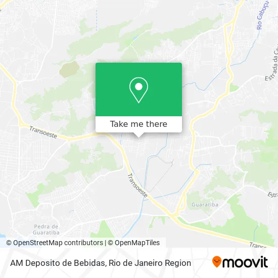 AM Deposito de Bebidas map