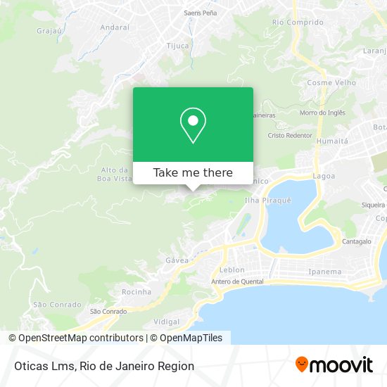 Oticas Lms map