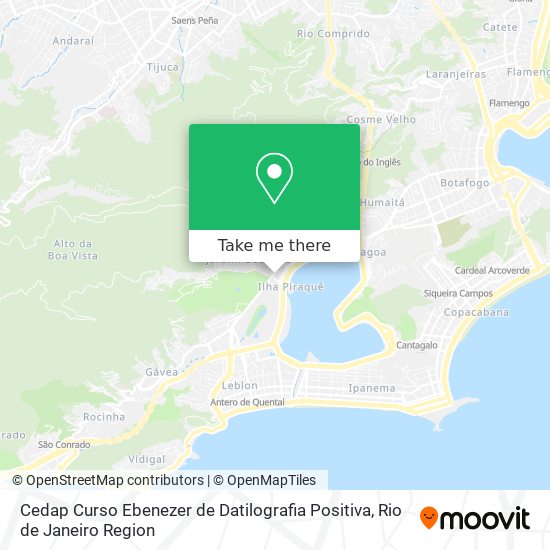 Mapa Cedap Curso Ebenezer de Datilografia Positiva