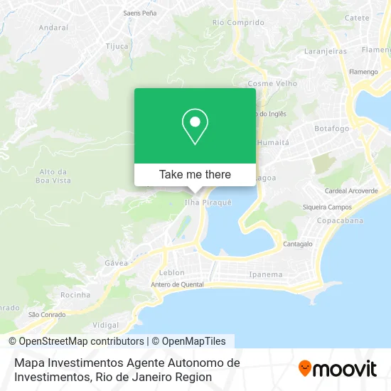 Mapa Investimentos Agente Autonomo de Investimentos map