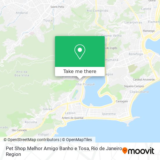 Mapa Pet Shop Melhor Amigo Banho e Tosa