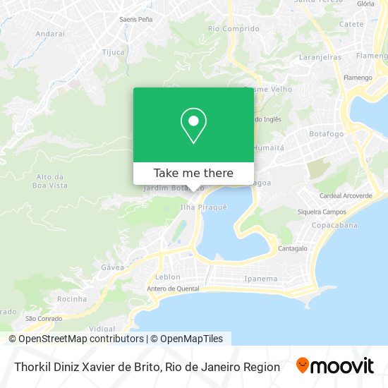 Thorkil Diniz Xavier de Brito map