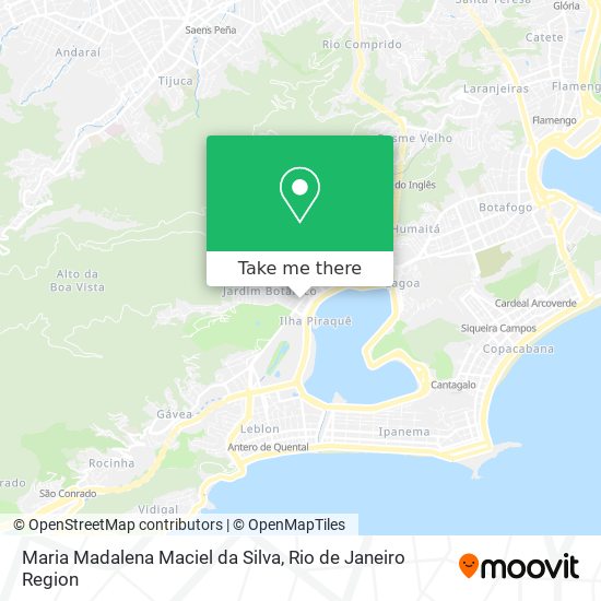 Maria Madalena Maciel da Silva map