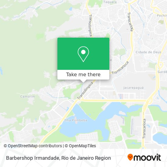 Barbershop Irmandade map