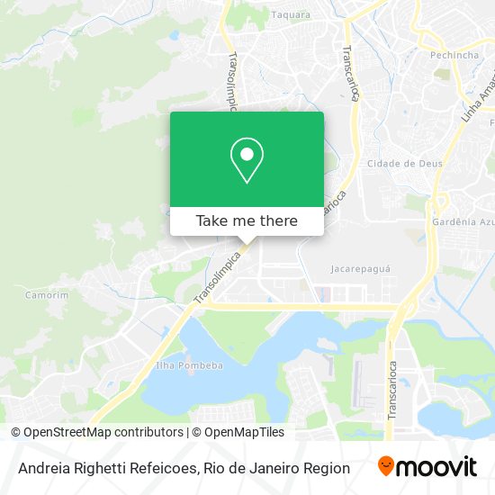 Andreia Righetti Refeicoes map