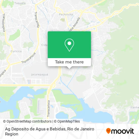 Ag Deposito de Agua e Bebidas map