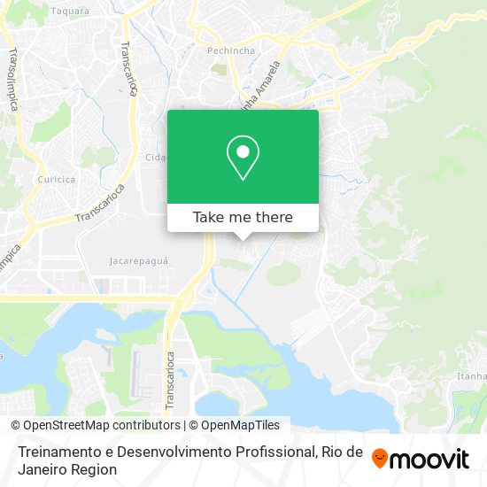 Treinamento e Desenvolvimento Profissional map