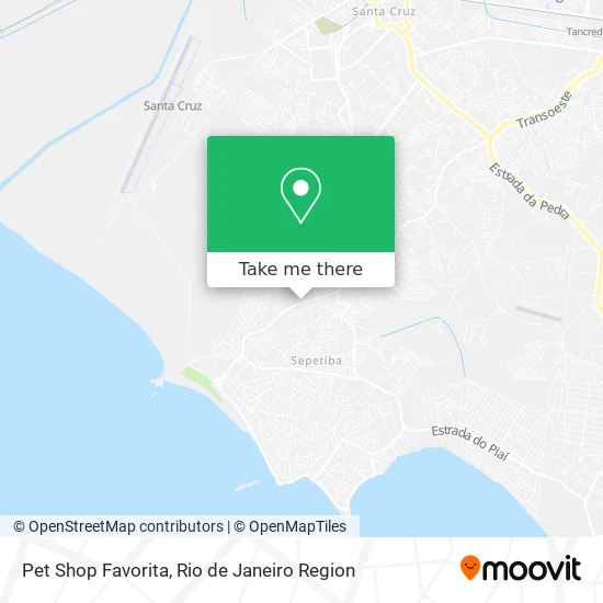 Pet Shop Favorita map