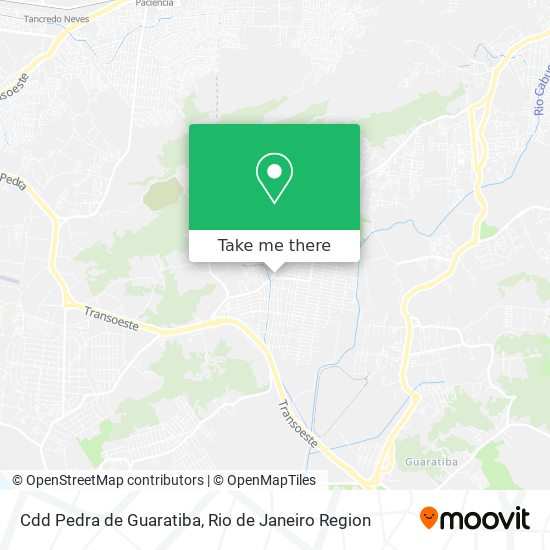 Cdd Pedra de Guaratiba map