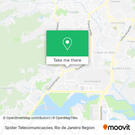 Spider Telecomunicacoes map
