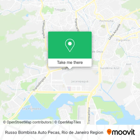 Russo Bombista Auto Pecas map