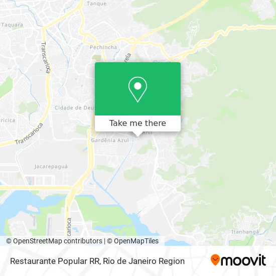 Restaurante Popular RR map