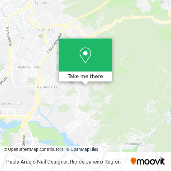 Paula Araujo Nail Designer map