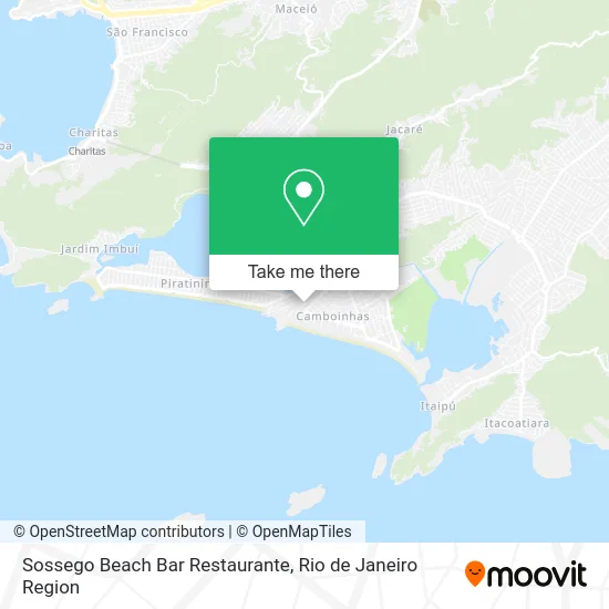 Sossego Beach Bar Restaurante map