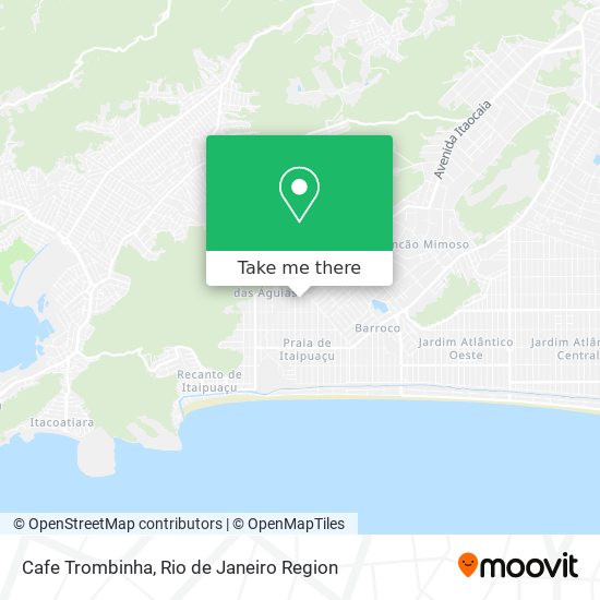 Cafe Trombinha map