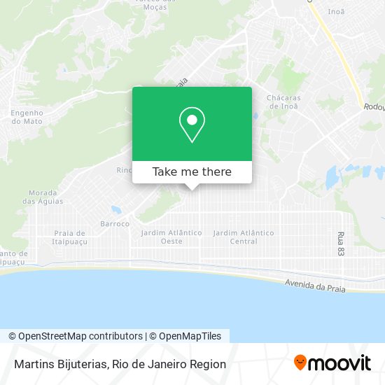 Mapa Martins Bijuterias