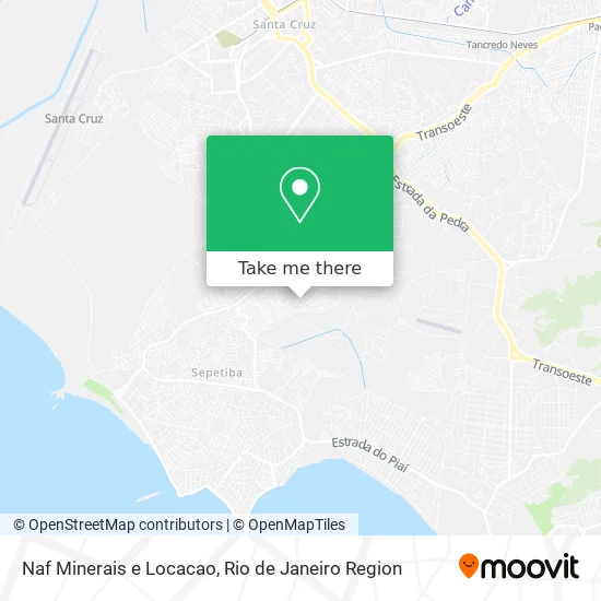 Naf Minerais e Locacao map