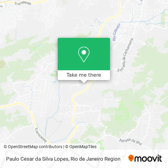 Paulo Cesar da Silva Lopes map