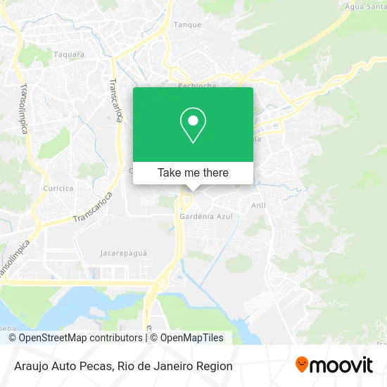 Araujo Auto Pecas map