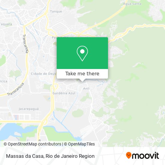 Massas da Casa map