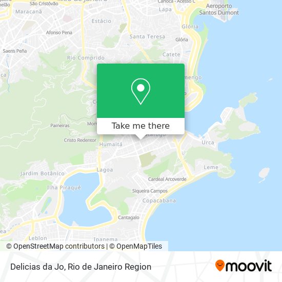 Mapa Delicias da Jo