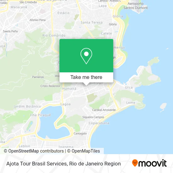 Ajota Tour Brasil Services map