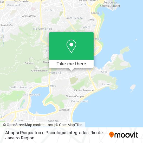 Abapsi Psiquiatria e Psicologia Integradas map