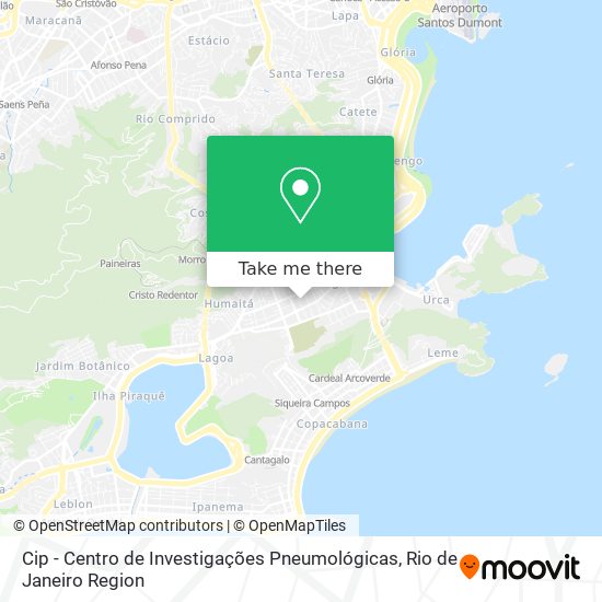 Cip - Centro de Investigações Pneumológicas map