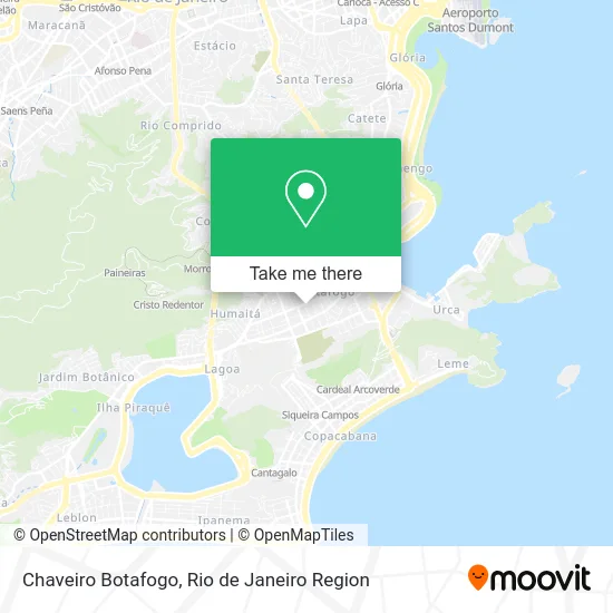 Chaveiro Botafogo map