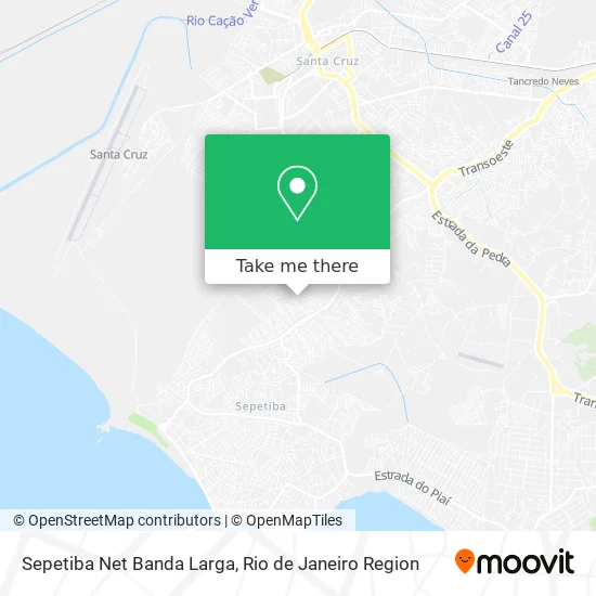 Sepetiba Net Banda Larga map