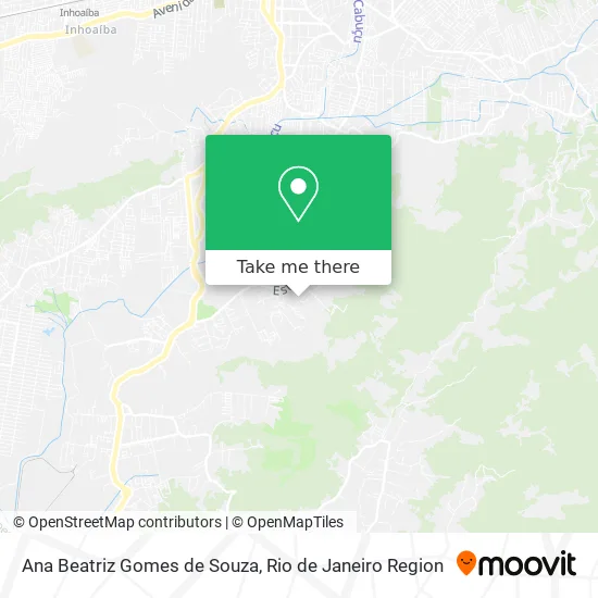 Ana Beatriz Gomes de Souza map