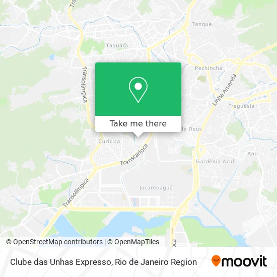 Clube das Unhas Expresso map