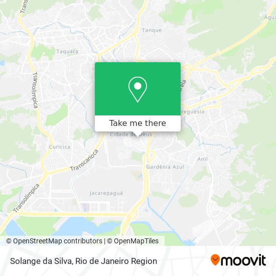 Solange da Silva map