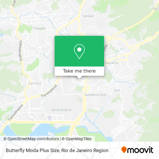 Butterfly Moda Plus Size map