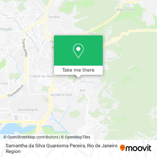 Samantha da Silva Quaresma Pereira map